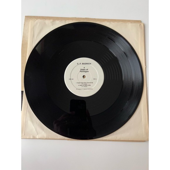 Pentagon Self Titled / 4 Sides Of Pentagon LP VG+ - Picture 8 of 11